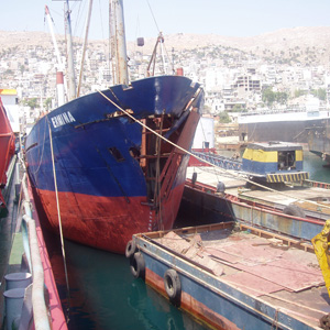 Επισκευή πλοίου Ερμίνα  